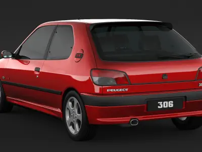Peugeot 306 S16 3D model