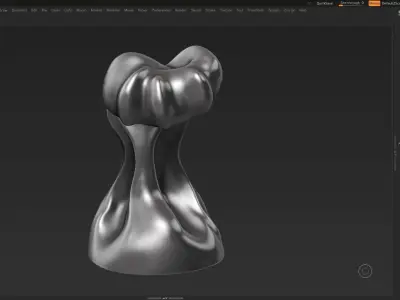 modern sculpture 50 3D print model