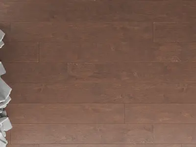 Wood Floor Oak Seal Brown Brushed 3D model