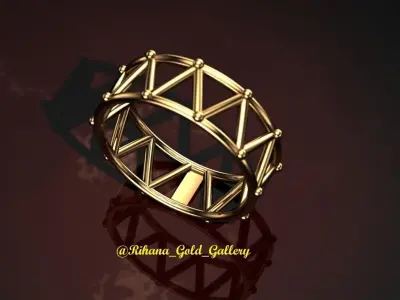 truss ring 3D print model
