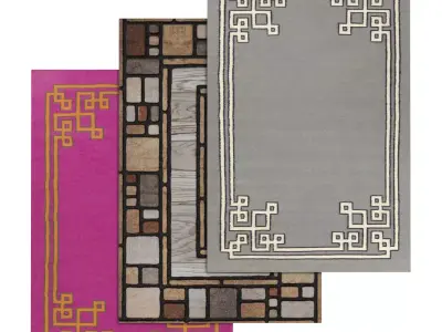 Rug Set 1049 3D model