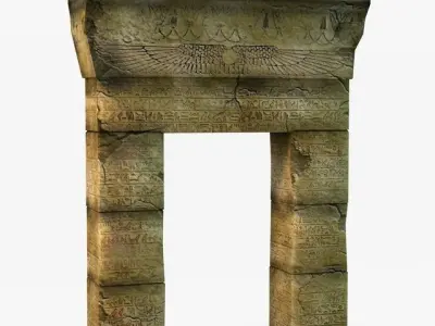 Egyptian Gate 3D model