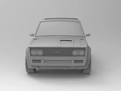 FIAT 131  3D model