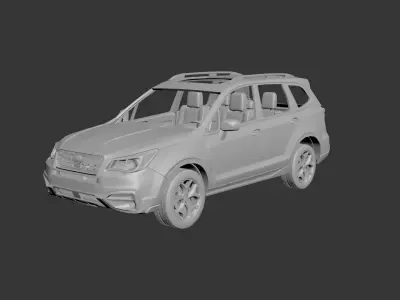 Subaru Forester 2017 3D print model