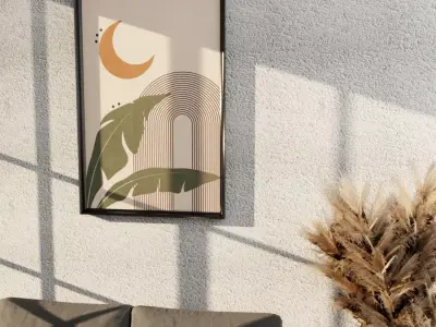 Lunar Dream Boho Art Free low-poly 3D model