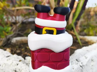 Christmas Special - Stuck Santa  3D print model
