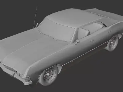 Chevrolet Impala 1967 3D print model