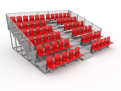 Bleachers 29 3D model