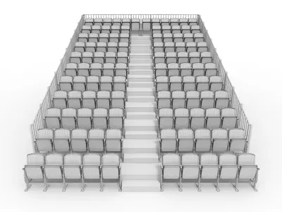 Bleachers 18 3D model