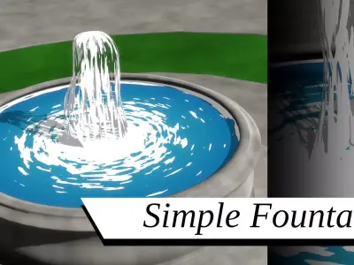 Simple Fountain 3D model