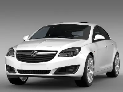 Vauxhall Insignia Hatchback ECOFlex 2015 3D model