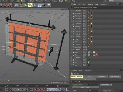 Hologram 9 pcs with stand and cover plastic for event  3D model