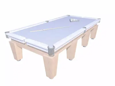 Pool Table Low-poly 3D model