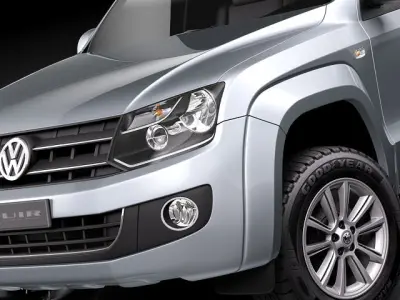 Volkswagen Amarok 2011 3D model