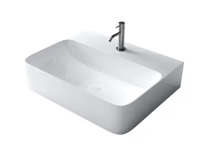 Ceramicanova Aura bathroom sink 01 3D model