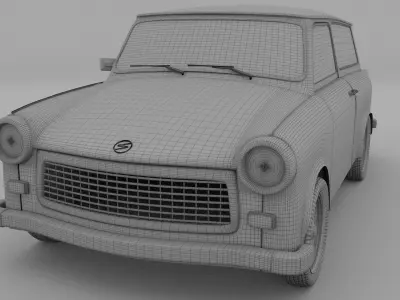 Trabant 601 estate 3D model