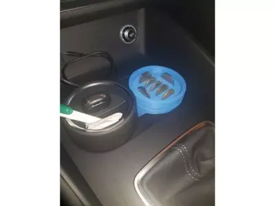 Cup holder wastebin and coinholder 3D print model