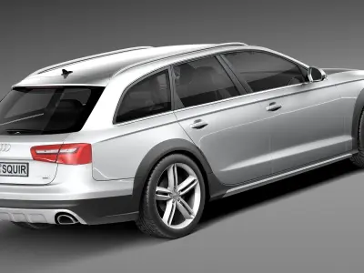 Audi A6 Allroad Quattro 2013 3D model