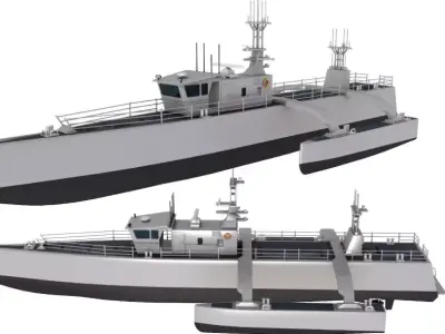 Sea Hunter USV 3D model