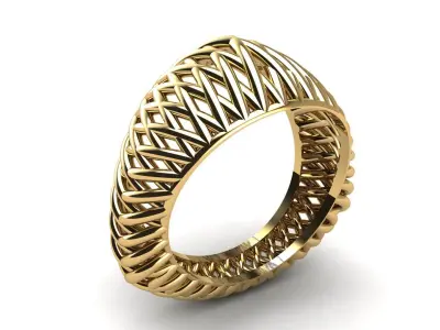 Ring Abstrakt Printing Model Free 3D print model