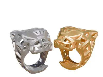 Panther ring  3D print model