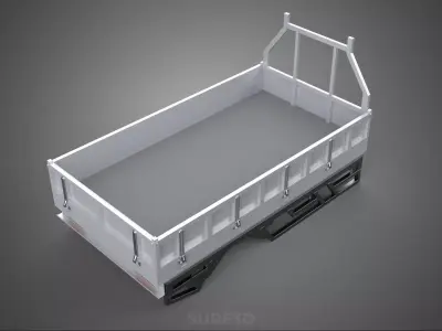 LOAD BODY DROP SIDE BED DUMP GATE DOOR PICKUP TRUCK WIDE DECK 3D model