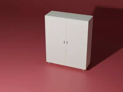 Closet cabinet 3D model