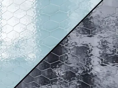 Cifre ceramica viena Wall tiles 3D model