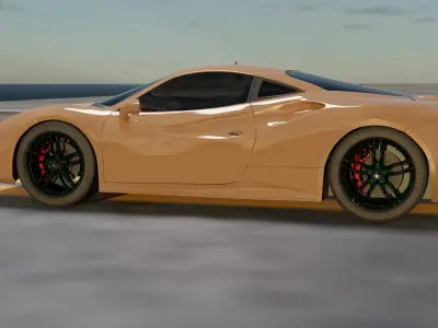 Ferrari 488 GTB  3D model
