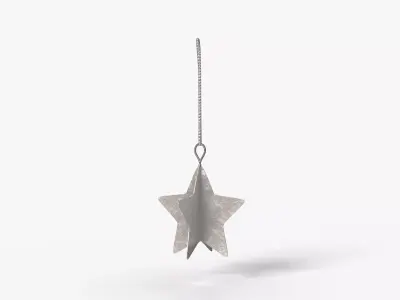 Deco Ornam Star Low-poly 3D model