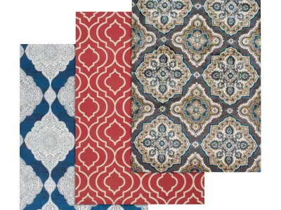 Rug Set 1708 3D model