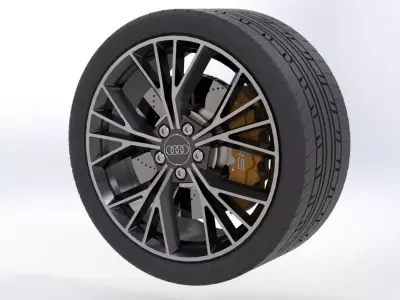 Audi Wheel Rim 3D model