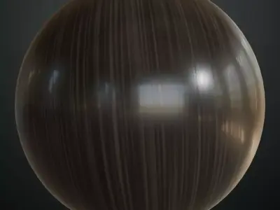 Dark Polished Brushed Metal Strips PBR Seamless Texture