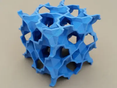 GYROID lowpoly - 3D printable sample 3D print model