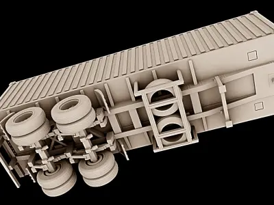 CONTAINER TRUCK 3D print model
