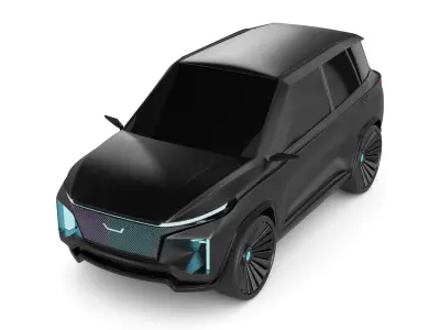 Electric SUV 3D model