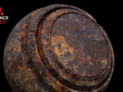 33 Reality Rust Smart Material Pack for Substance Painter Texture