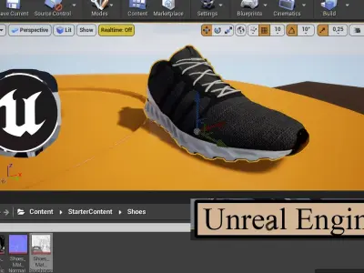 Sneakers Shoes 3D model