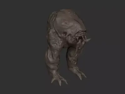 Hell hunter monster 3D model