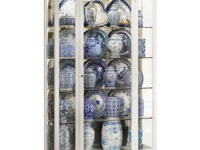 Classical display cabinet 3D model