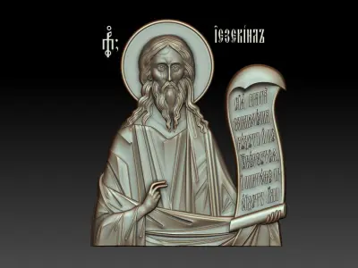 Prophet Ezekiel 3D model