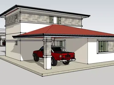 Vivienda variante 02 3D model