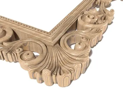 Frame-022 ornate frame 3D model