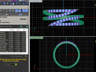 Double-sided ring Free 3D print model