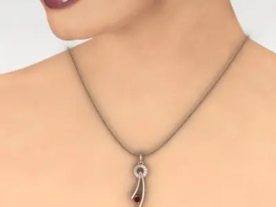 Women pendant  3D print model