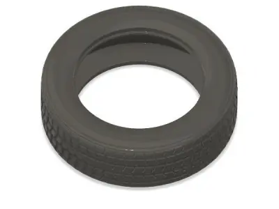 Resin 3d printable scale car model tires - High and low profile 3D print model