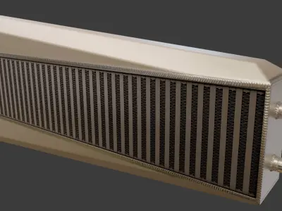 SpeedFactory Racing Intercooler Low-poly 3D model