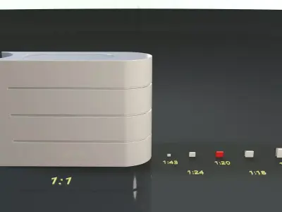 Tecpro Barrier 3D Print 1 is to 20 scale model 3D print model