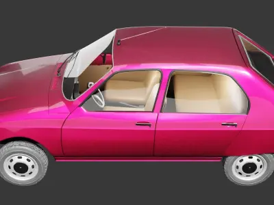Automobile Visa 1978 3D model