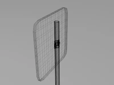 Parking sign 3D model